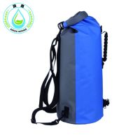 RUNSEN 35L Large Capacity Outdoor Travel Bags Waterproof Bags Camping Hiking Dry Blue Bags For Rafting Drifting Kayaking Swimming outdoor waterproof bags