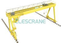 double girder gantry crane with heavy duty winch