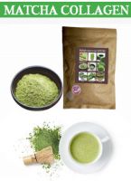 Matcha Collagen. For Good health and antiaging. Rich in antioxidants. Made in Japan