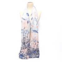 Manufacture Wholesale Made Soft Polyester Cotton Voile Scarf