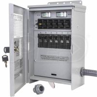 Milbank MMTS501SYSX - 50-Amp (120/240V 6-Circuit) Outdoor Manual Transfer Switch w/ Inlet Box
