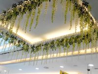 Wisteria crystal ball hanging ornamental corridor hang decoration wall hanging decoration of the decoration of the beauty indoor and outdoor flower ball decoration