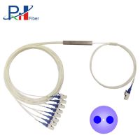 1550nm Polarization-maintaining Fiber Optic PLC Splitter 1x8 0.9 Fiber LC/UPC Connector