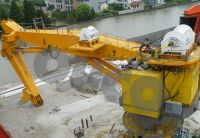 Low Cost Heavy Knuckle Boom Lift In Marine Crane With Extended Jib