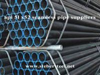 api 5l x52 seamless pipe suppliers