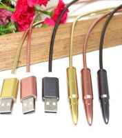 Bullet Style USB Cable (Zinc Alloy AL case)