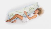 Bamboo Body Pillow Memory Foam Support Full Long Large Natural Antibacterial 