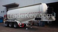 Sinotruk 50cbm V shaped cement bulker semi trailer