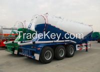 Sinotruk 3 axles 50cbm 60tons bulk cement silo trailer