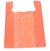 T -shirt plastic bags for shopping 