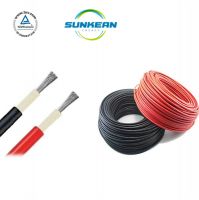 Manufacturer Wuxi Sun king JET approved 6 sqa mm solar DC wire for solar system used accessories