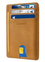 Slim Minimalist Front Pocket Wallet - Card Holder. Small Wallet For Front Or Back Pocket Wear. Thin Wallet Suits Both For Men, Women Black