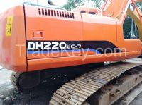 Used Doosan DH220LC-7 Crawler Excavator