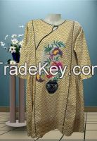 Designer Frock With Embroidered Patch