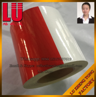 Red And White Advertising Reflective Tape Stickers
