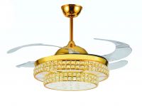 wholesale mordern chandelier fan with led light remote ceiling light