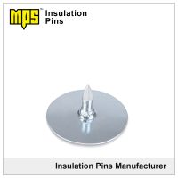 aluminum foil faced insulation Cup head weld pins with paper washer
