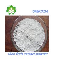 GMP FDA factory supply 0 calorie 0 chemical add sweetner monkfruit extract powder mogroside V20%
