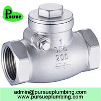 stainless steel 304 316 swing check valve china supplier