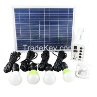 Portable solar power lighting system outdoors