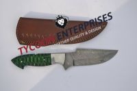 CUSTOM HANDMADE DAMASCUS STEEL HUNTING KNIVES