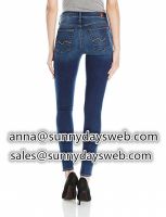 2019 hot sales women sexy black hole skinny jeans
