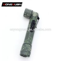 New water transfer printing army style angle flashlight