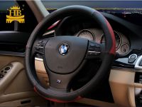 Factory direct genuine leather steering wheel cover for car decoration