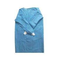 Disposable reinforced surgical gown