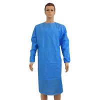 Factory disposable sterile surgical green gown 