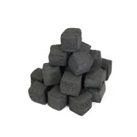 Low ash 22mm cube 100% Natural coconut shell charcoal