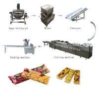 factory high quality cereal bar energy bar processing line