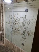 Shahe Decorative Glass Manufacture Of Frosted Glass ,grinding For Bathroom,wall,door