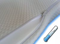 Memory Foam Mattress Topper 140 X 70 X 2.5cm Coolmax Cover Cotbed Cot Bed Junior 