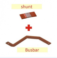 Customized busbar with shunt