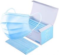 3 Ply Nonwoven Disposable Face Mask With Earloop , Medical and Surgical Disposable Facemask