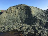 2000 ton of once crushed recycled glass bottles