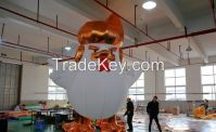 Custom Trump Giant Inflatable Chicken Model For The Advertising