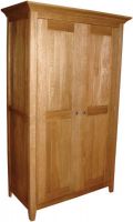 solid oak 2 door wardrobe