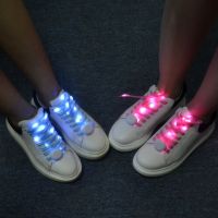 Christmas Gift Led Flashing Shoelaces Glow Shoe Laces For Running/jogging/walking/danceing