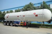 60000L 3 axle lpg gas tank trailer transport truck semi trailers for sale