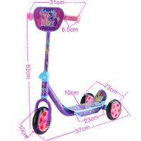 Factory Directly Price 3 Wheel Scooter Plastic Kids Scooter With Customized Hangtag