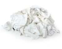 White T-Shirt Knit Rags