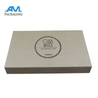 2018 new style hinged cardboard boxes chocolate packing box with paper dividers