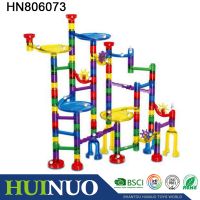 Kids educational connecting pipe marble run toy building block