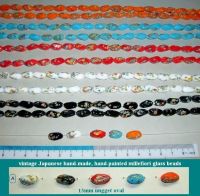 Close-Out Sales! Once very popular vintage 13mm millefiori Japanese glass beads-limited quantity  (13N)