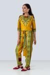 Sika'a Mustard Dashiki Trousers And Top Set