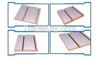 Display One Side Melamine Grooved MDF Panel, Wholesale MDF