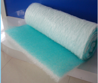 Green and White Paint Booth Air Filter for Car Spraying Cabin