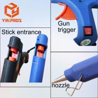 Diy Small Mini Handicraft Hot Melt Glue Guns With Switch For Hot Melt Glue Sticks